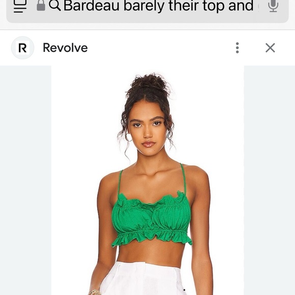 Revolve Green Women's Top - Picture 1 of 3